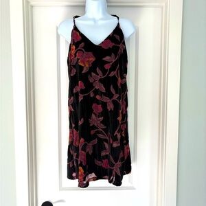 Vixbie Velvet Burnout Fairy Whimsigoth Mini Dress Size M